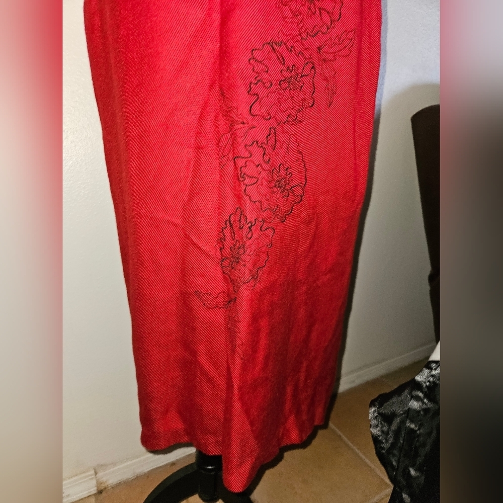 Tailor B Moss Womans Red Pencil Skirt Size 4 - Picture 2 of 11